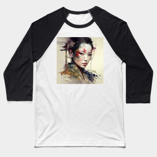 Powerful Warrior Geisha #1 Baseball T-Shirt